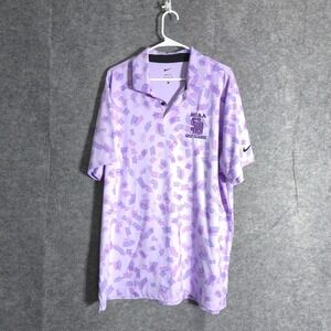 Nike Dri-FIT Golf Polo Shirt Mens XL Purple NCAA SD Golf Classic Event Swoosh